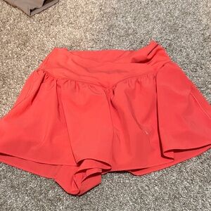 Aerie Vibrant Red Skort